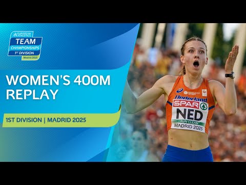 Bol's second FASTEST time outdoors! 🔥 Women's 400m replay | Madrid 2025