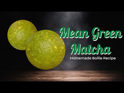 Carp Bait Recipe - Mean Green Matcha Boilies