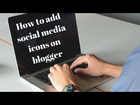 How to Share Social Media icons on Blogger