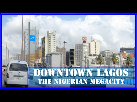 Downtown LAGOS NIGERIA - Discover the African megacity - From Balogun market to VI, Ikoyi and Lekki