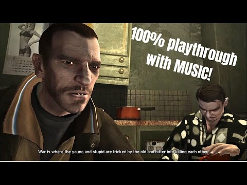 GTA IV 100% With MUSIC - Part #1