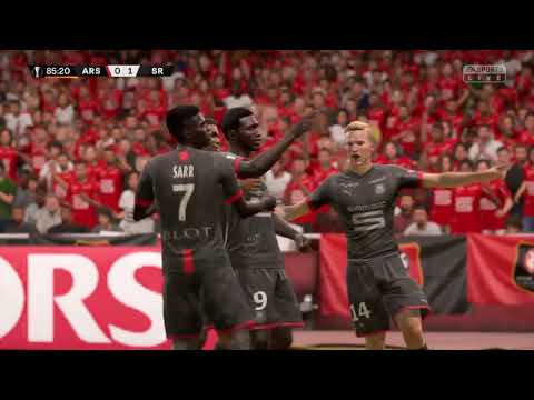 Arsenal 0-2 Rennes 1-5 agg - 0-1 GOAL: Jordan Siebatcheu