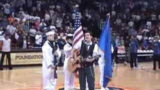 Don Miggs from MIGGS singing the National Anthem