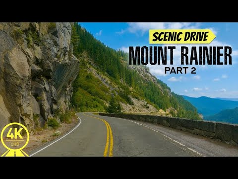 Exploring Scenic Roads of Mount Rainier NP – 3,5 HRS Best Virtual Scenery for Indoor Cycling - #2
