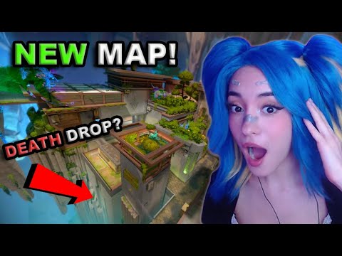 Neon Cosplayer REACTS to Abyss Official Map Trailer - VALORANT