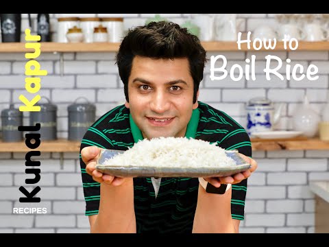How to Cook Rice Perfectly 2 Ways Boil | Kunal Kapur Recipes | Absorption & Draining Method चावल