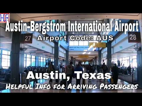 Aeroporto Internacional Austin-Bergstrom (Código: AUS) - Guia para chegada de passageiros a Austin, TX