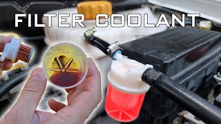 This will save your Engine/How to clean radiator without removing/How to do complete coolant flush