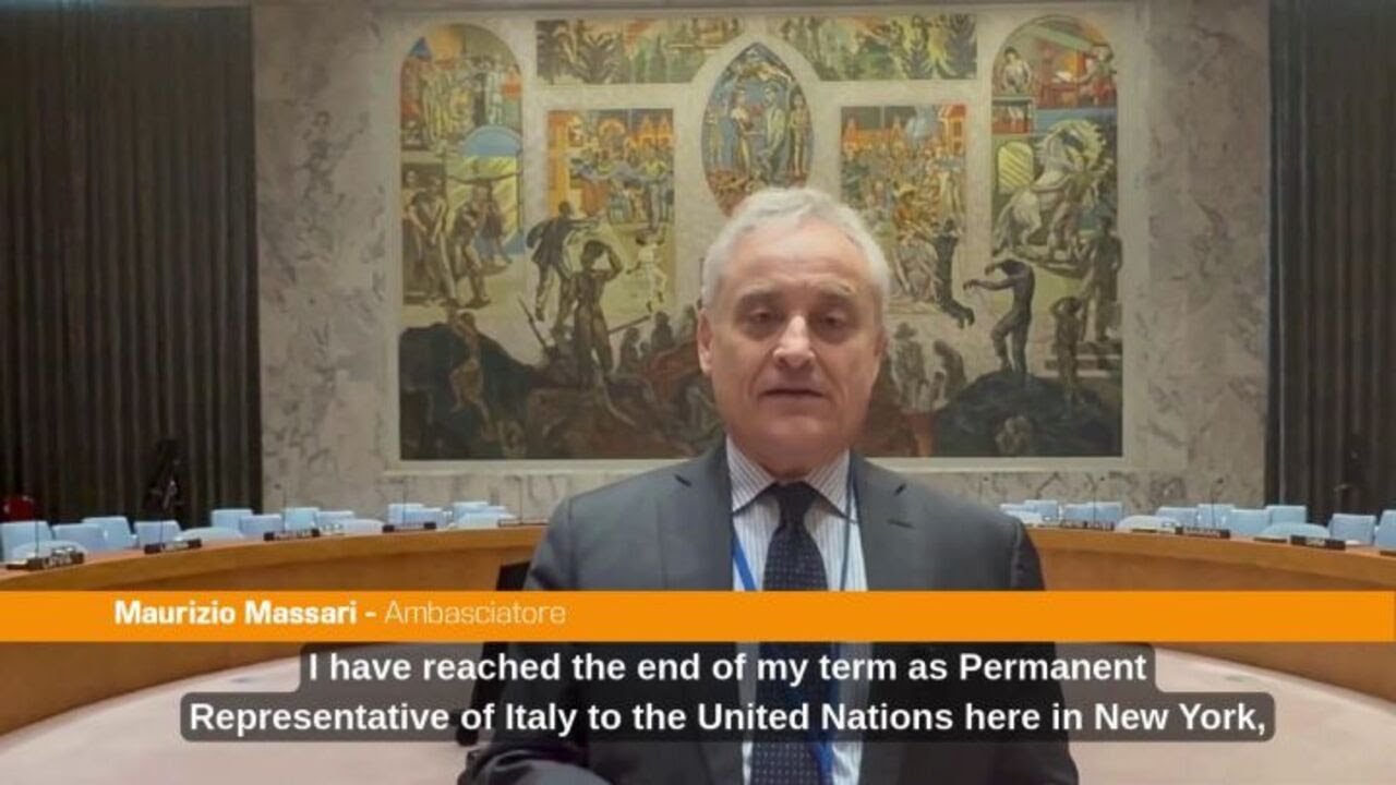 Onu, fine mandato per Massari "Un periodo ricco di soddisfazioni e risultati"