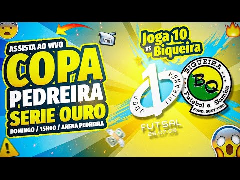 Joga 10 Ipiranga v Biqueira Vila Maria  | 2° Rodada da Copa Pedreira OURO 2022 | AO VIVO