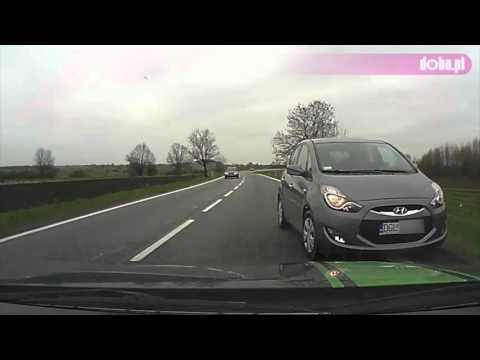 Niebezpieczne wyprzedzanie na DK8 w Jordanowie