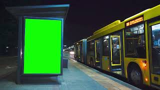Download lagu Advertising billboard with green screen mp3