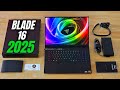 Razer Blade 16 2025 UNBOXING 16 Gaming Laptop W RTX 5070Ti Ryzen AI 9 365