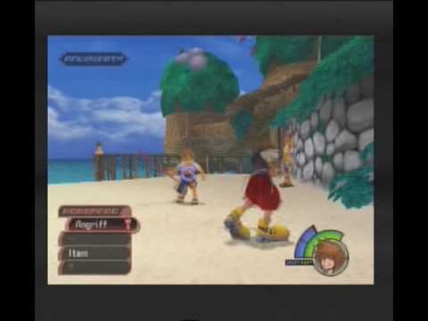 Kingdom Hearts - Beach Fights no (damage / heal) [HQ]