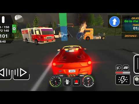 Driving Ferrari Car in Police Officer Simulator Game | { Best Game For Android } 2023