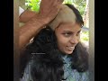 Long Hair Teenage Girl Headshave At Home Indian Girl Home Headshave