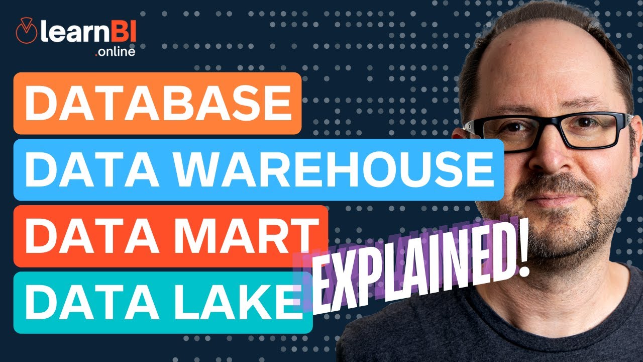 Database vs. Data Warehouse vs. Data Mart vs. Data Lake | Business Intelligence For Beginners