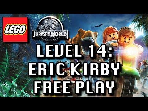 LEGO Jurassic World: Level 14 Eric Kirby FREE PLAY (All Minikits & Amber Brick)