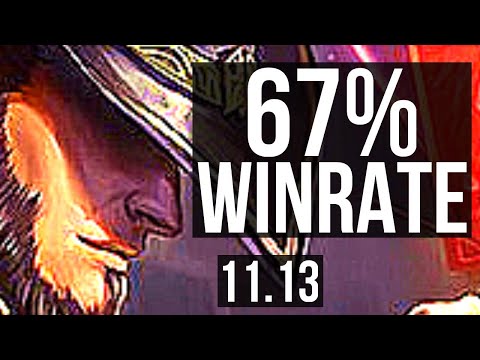 TWISTED FATE vs SETT (MID) | 7/0/7, 67% winrate, Godlike | EUW Challenger | v11.13