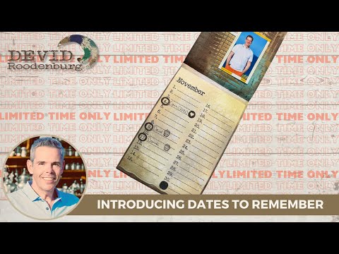 Introducing limited edition Dates to remember!