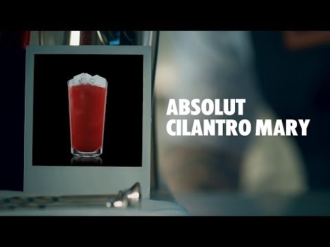 ABSOLUT CILANTRO MARY DRINK RECIPE - HOW TO MIX
