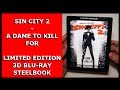 SIN CITY 2 A DAME TO KILL FOR LIMITED 3D BLU RAY LENTICULAR STEELBOOK UNBOXING
