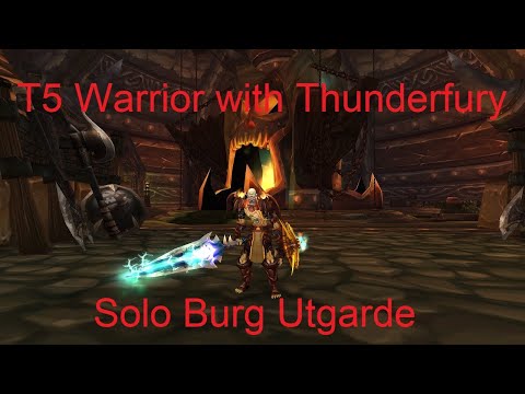 T5 Warrior solo leveling in Burg Utgarde - WOTLK BETA - 18m/run +700k XP/hour