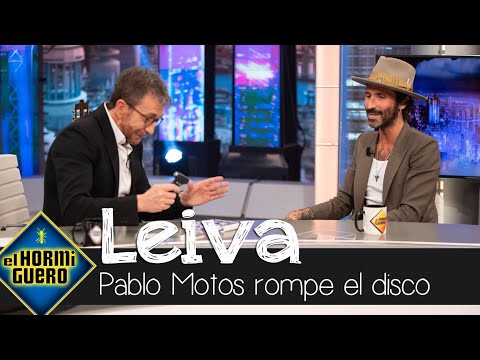 Pablo Motos 'rompe' el disco de Leiva - El Hormiguero
