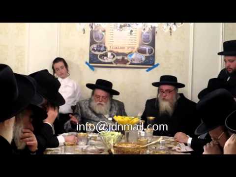 Toldos Avrohom Yitschok Rebbe Attending A Fundraiser In NY - Iyar 5773