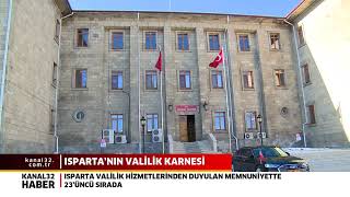 ısparta nın valilik karnesi