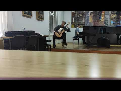 Mihailo Dašić plays Concerto Elegiaco, by Leo Brouwer