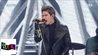 [종현(JONGHYUN)] Crazy (크레이지) @ 인기가요 Inkigayo 150215