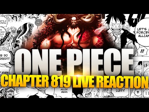 ONE PIECE CHAPTER 819 LIVE REACTION! NINJA-PIRATE-MINK ALLIANCE VS JACK OF THE BEAST PIRATES!!