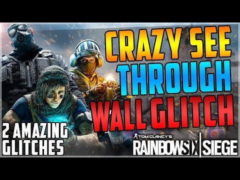 AMAZING NEW SEE THROUGH A SOLID WALL GLITCH + THE BEST HIDING SPOT EVER (Rainbow Six Siege)