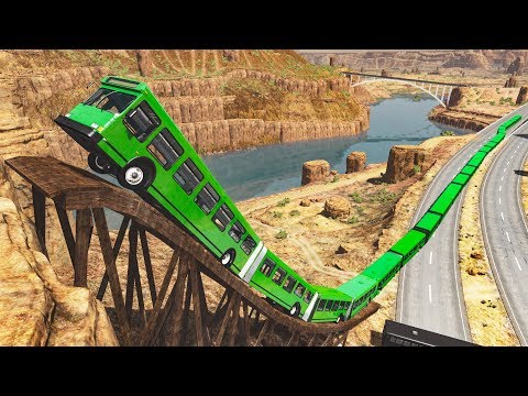 Articulated Bus Fails#1 - Beamng drive