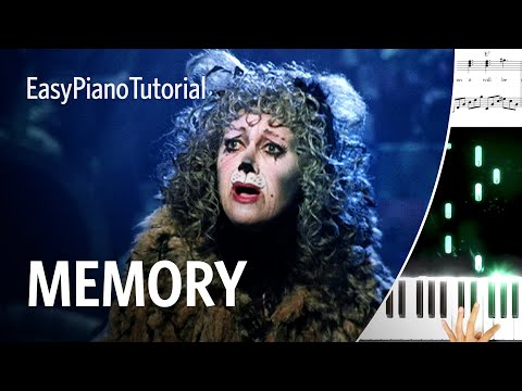 Memory (Cats) - Piano Tutorial + Free Sheet Music