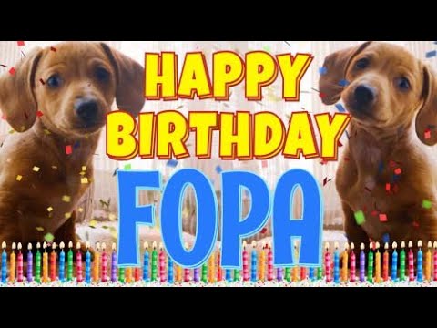 Happy Birthday Fopa! ( Funny Talking Dogs ) What Is Free On My Birthday