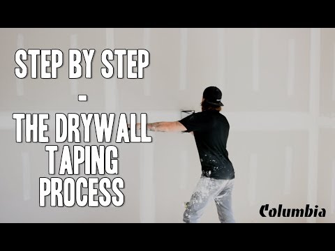 Step by Step  - The Drywall Taping Process