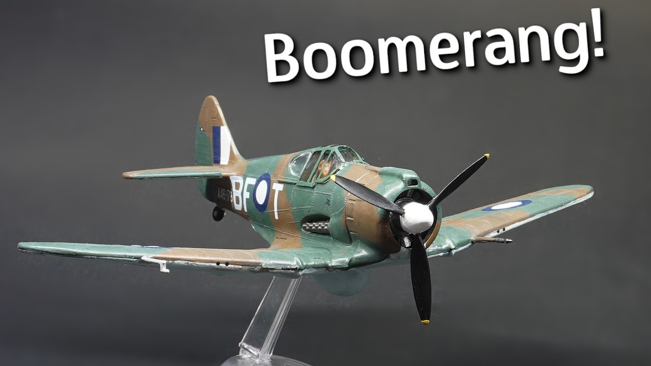 Back To Basics Boomerang! Airfix CA-13 Boomerang Plastic Model Kit in 1/72 Scale - Build & Review