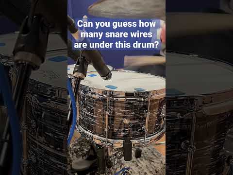 Can you guess the amount of snare wires?
