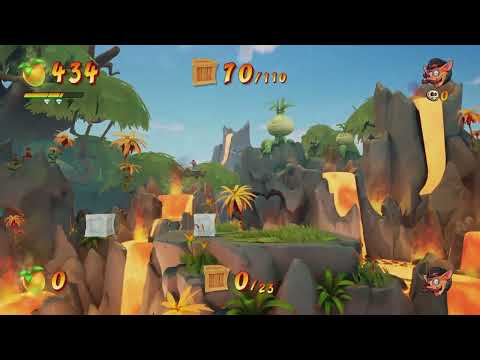 Crash 4 fase De volta para o passado - 100% PS5 GAMEPLAY