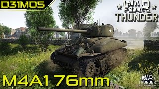 War Thunder! Do outro Lado do BR Sherman M4A1 76mm!