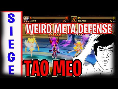 WEIRD TAO MEO G3 SIEGE BATTLE DEFENSE - isengdudegame Summoners War