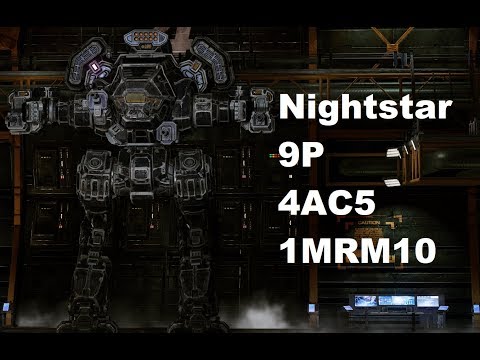 Mechwarrior Online : NSR-9P "Night wolf" (4xAC5, 1xMRM10, LE325)