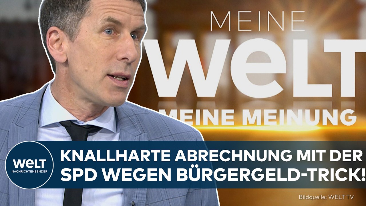 MEINUNG: "Blödsinn!" – Zschäpitz rechnet knallhart mit SPD ab wegen Bürgergeld-Trick!