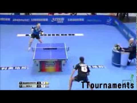 Vladimir Samsonov Vs. Timo Boll: LIEBHERR Men's World Cup 2013: 1/2 Final