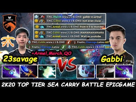 Fnatic 23savage [Slark] Feat Armel From 0-5 To Monster vs TNC Gabbi PL Epicgame Dota 2 pro gameplay