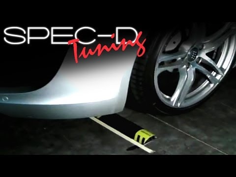 SPECDTUNING INSTALLATION VIDEO: EASY PARK GARAGE PARKING ASSIST WHEEL STOPPER