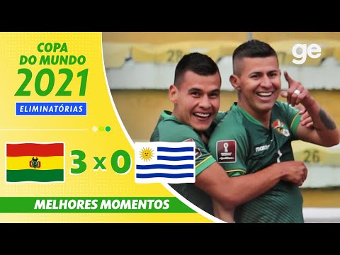 Gols e lances de Bolívia x Uruguai