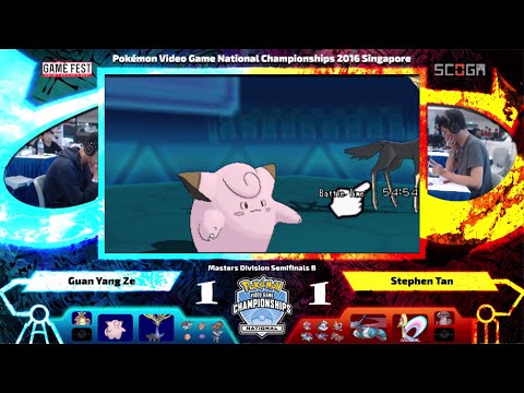 Semifinal B: Guan Yang Ze vs Stephen Tan - Pokémon VGC16 Singapore Nationals